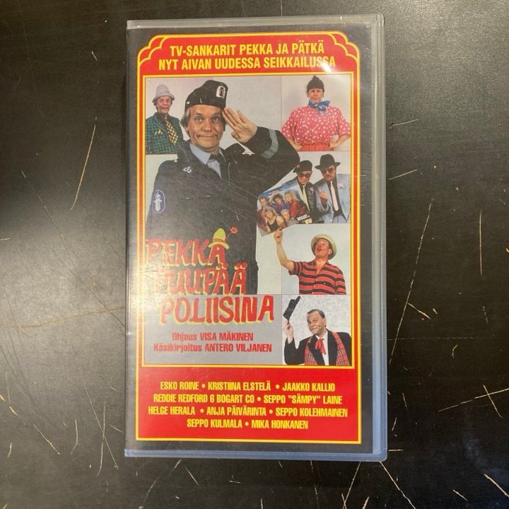 Pekka Puupää poliisina VHS (VG+/M-) -komedia-